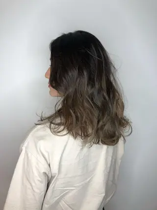 セミロング カラー 🔔支持率NO.1 🔔廣岡慶太のヘアスタイル