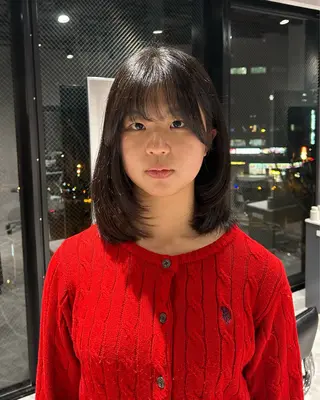 ミディアム 寺川留以 /カットモデル募集中のヘアスタイル