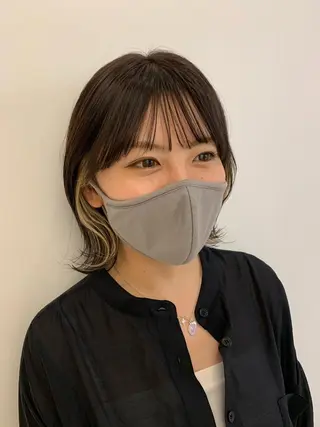 ミディアム カラー 鈴木 真司のヘアスタイル