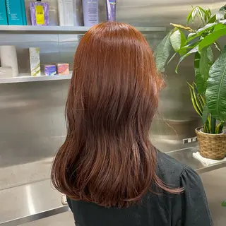 セミロング カラー sawaka🪽うる 艶カラー/レイヤーのヘアスタイル