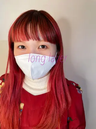 ロング 🤎指名No.1ハイ トーン🤎日向花🤎のヘアスタイル