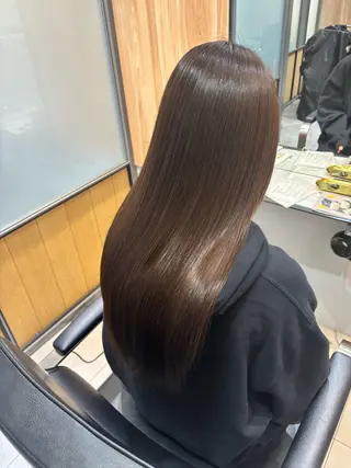 ロング BEL髪質改善&カラ ー🩵元町KAZUAのヘアスタイル