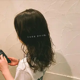 ロング パーマ/名古屋パーマ / コデラ ナナホのヘアスタイル