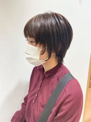 ショート 🐺ウルフ/レイヤー 似合わせ‎🤍沙羅のヘアスタイル