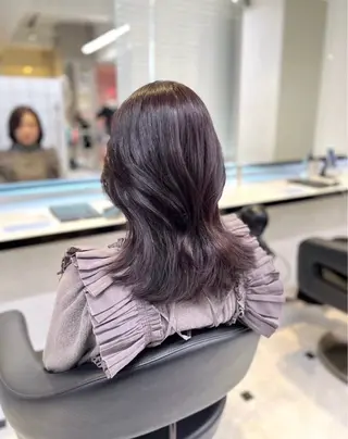 ロング miku/ラベンダー 透明感カラー🪻❤︎のヘアスタイル