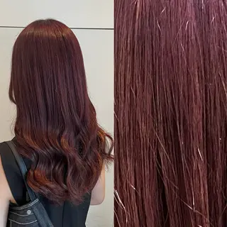 ロング カラー ラフィスヘアードープ所属・👑髪質改善wカラー /ハイトーン/アユカのヘアスタイル