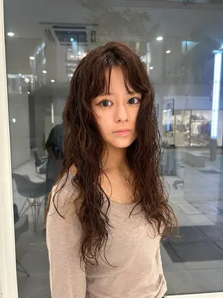 ロング パーマ Nought所属・cono noughtのヘアスタイル