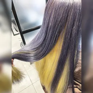 ロング カラー 宮下 弦也のヘアスタイル