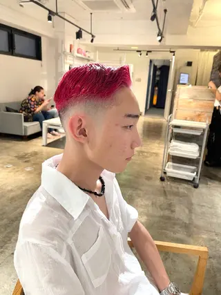 ショート メンズケアブリーチ 特化🔥村田のヘアスタイル