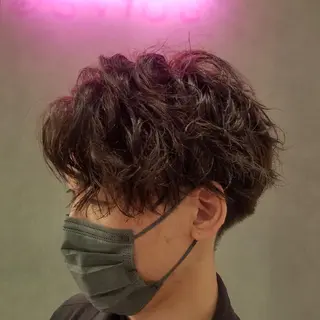 メンズ パーマ レイヤー/ショート /山田譲治✂️のヘアスタイル