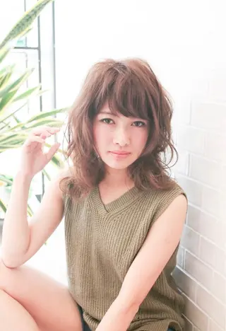 ミディアム カラー パーマ 🌈限定価格🌈 鈴木　瑛輔のヘアスタイル