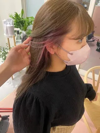 ロング カラー akim kaminoke所属・矢場町 🌟yopiのヘアスタイル