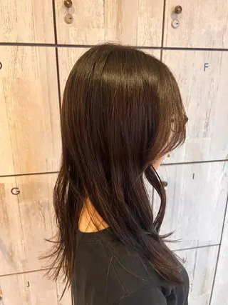 セミロング カラー れいな🌼 ボブ･艶カラー🌼のヘアスタイル