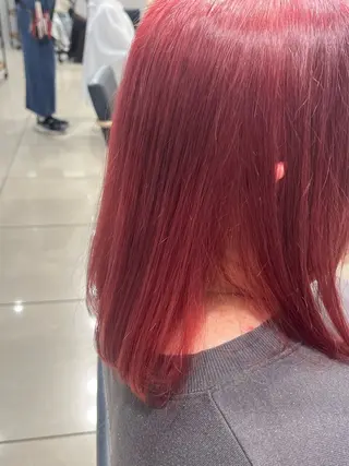 ミディアム カラー 巖本 真希のヘアスタイル