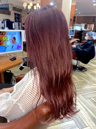 ロング カラー 再現性◎✨艶髪🔆 川﨑友稀のヘアスタイル