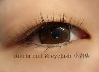 マツエク・マツパ Rairia nail&eyelash所属・Rairia CHIKAのマツエク・マツパデザイン