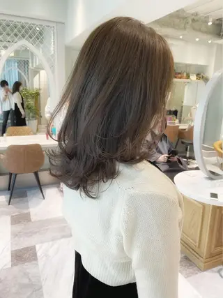 カラー 大人ボブ/透明感 カラー/松原和志のヘアスタイル