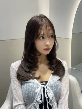 セミロング カラー 🩷韓国ヘア/ミディ アム🩷Maikaのヘアスタイル