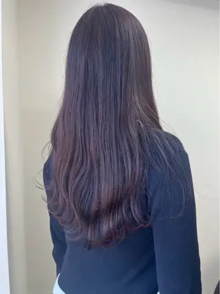 ロング カラー Nanami🧸🤍 ワンカラーモデル募集のヘアスタイル