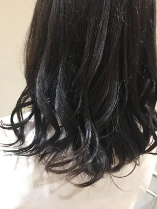 セミロング カラー 吉原 雪乃のヘアスタイル
