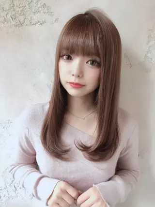 ミディアム 代表山口ひな 髪質改善のプロのヘアスタイル