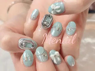 ネイル 🤍POP可愛い🧸 Menailのネイルデザイン