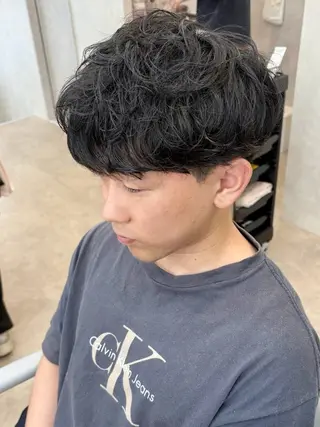 パーマ メンズ 🧸韓国ヘア/メンズ KURUMI🤍のヘアスタイル