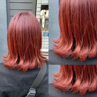 ミディアム カラー 髪質改善特化 ミサワコウキのヘアスタイル