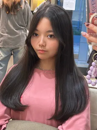 ロング Fukuma Karinのヘアスタイル