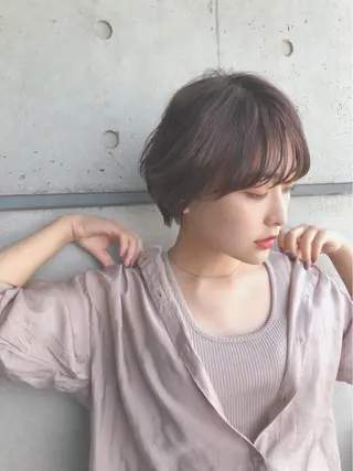 ショート カラー パーマ 🍊千葉 未来🍊店長のヘアスタイル