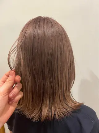 ミディアム カラー china/ボブ/ ブリーチカラーのヘアスタイル