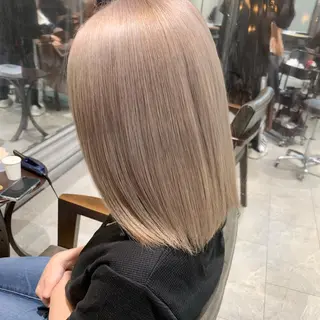 ロング カラー ヘアアレンジ ハイトーン/美髪矯正 🍃大江拓実のヘアスタイル