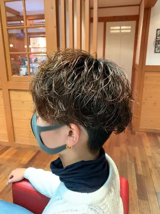 パーマ TJ天気予報 豊田店所属・江原 大輔のヘアスタイル