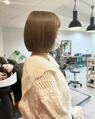 ミディアム カラー ヘアアレンジ ミズタ マイのヘアスタイル