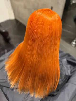 ロング カラー 橋本 元太のヘアスタイル