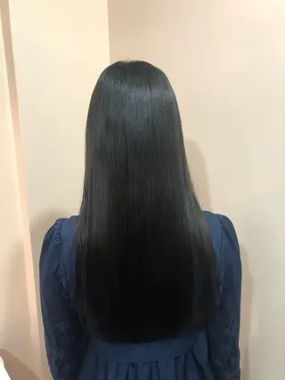 ロング パーマ 艶髪/シルク/縮毛 テライケイショウのヘアスタイル