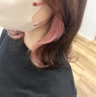 ミディアム カラー TELA HAIR君津店【テーラーヘアー】所属・阿部 優奈のヘアスタイル
