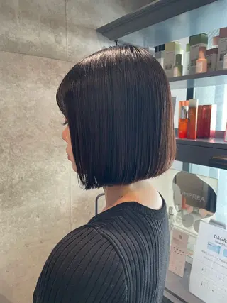 ミディアム 艶カラー💙/狩野 遥のヘアスタイル