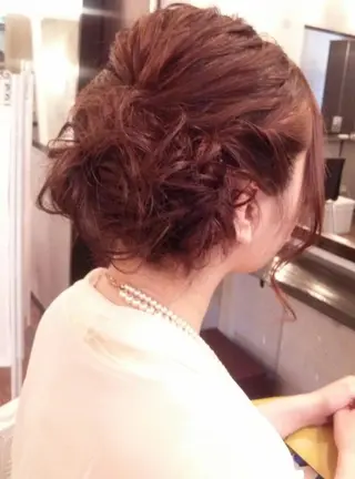 セミロング ロング ミディアム ヘアアレンジ iMiuqelo所属・Hair/Make- up❤︎saOsaのヘアスタイル