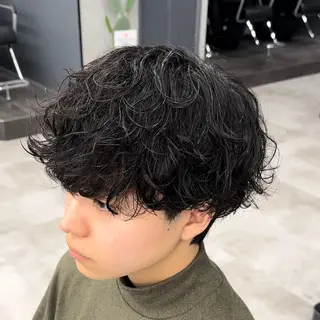 メンズ 🎖️似合わせメンズ パーマ🎖️カネキのヘアスタイル