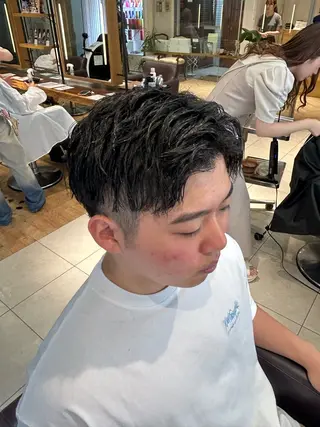 ショート メンズ 🦋Misaki🦋 メンズパーマ/着付けのヘアスタイル