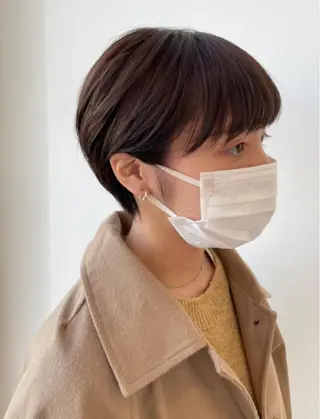 ショート カラー FRAME spa&hair room博多店【フレーム】所属・髪質改善｜顔周り｜博 多｜川上智也のヘアスタイル