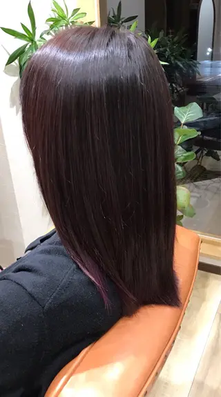 ロング カラー hanna所属・齊藤 しずかのヘアスタイル