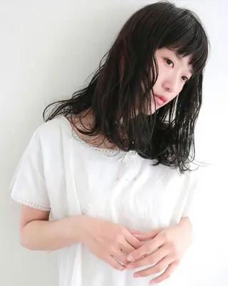 セミロング ルクール喜多町店 丸山のヘアスタイル