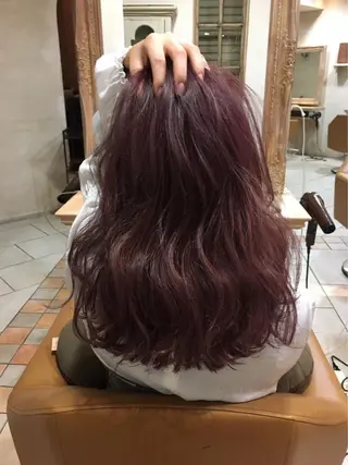 ロング カラー 森 早希絵のヘアスタイル