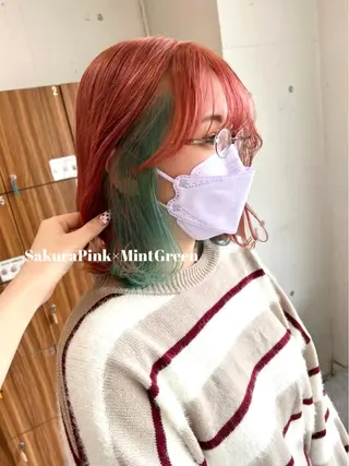 ミディアム カラー 白髪ぼかし￤中央林間 ￤柳川拓哉のヘアスタイル