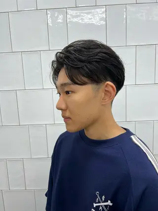 メンズ メリケン 涼二郎のヘアスタイル