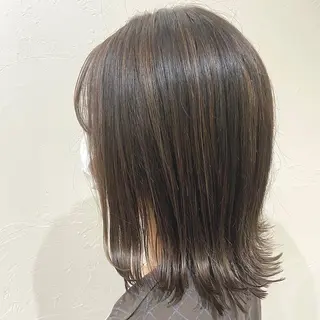 ミディアム アメリラブヘアー 土屋 洋平のヘアスタイル