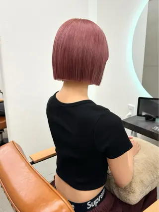 カラー ayaka/暖色 /ニュアンスボブのヘアスタイル