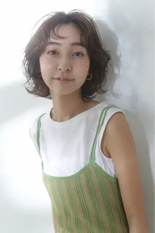 ミディアム 野村 朋生のヘアスタイル